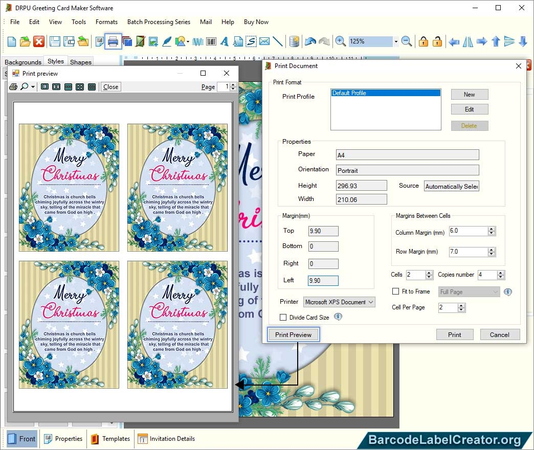 Free Printable Greeting Card Software
