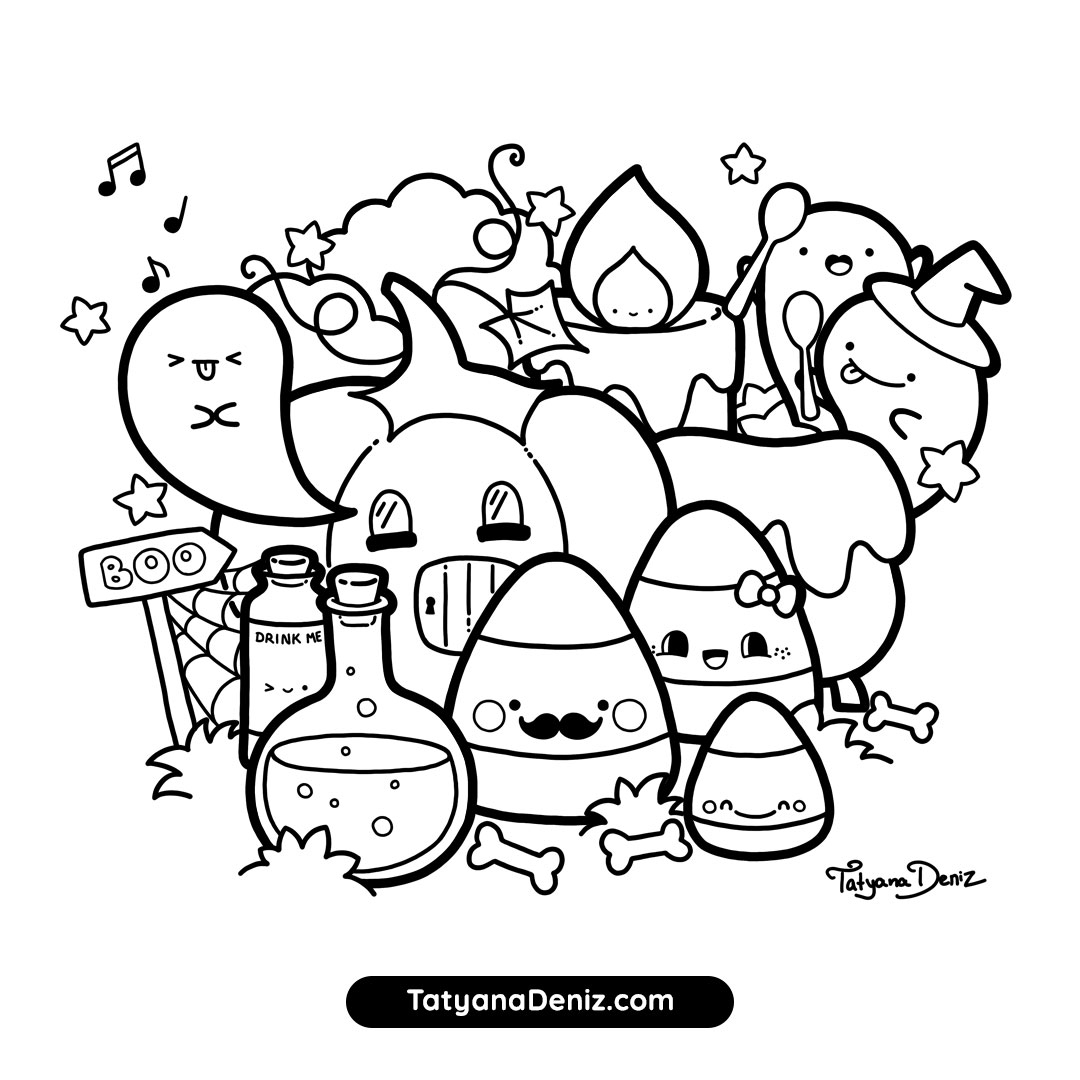 Free Printable Halloween Coloring Pages