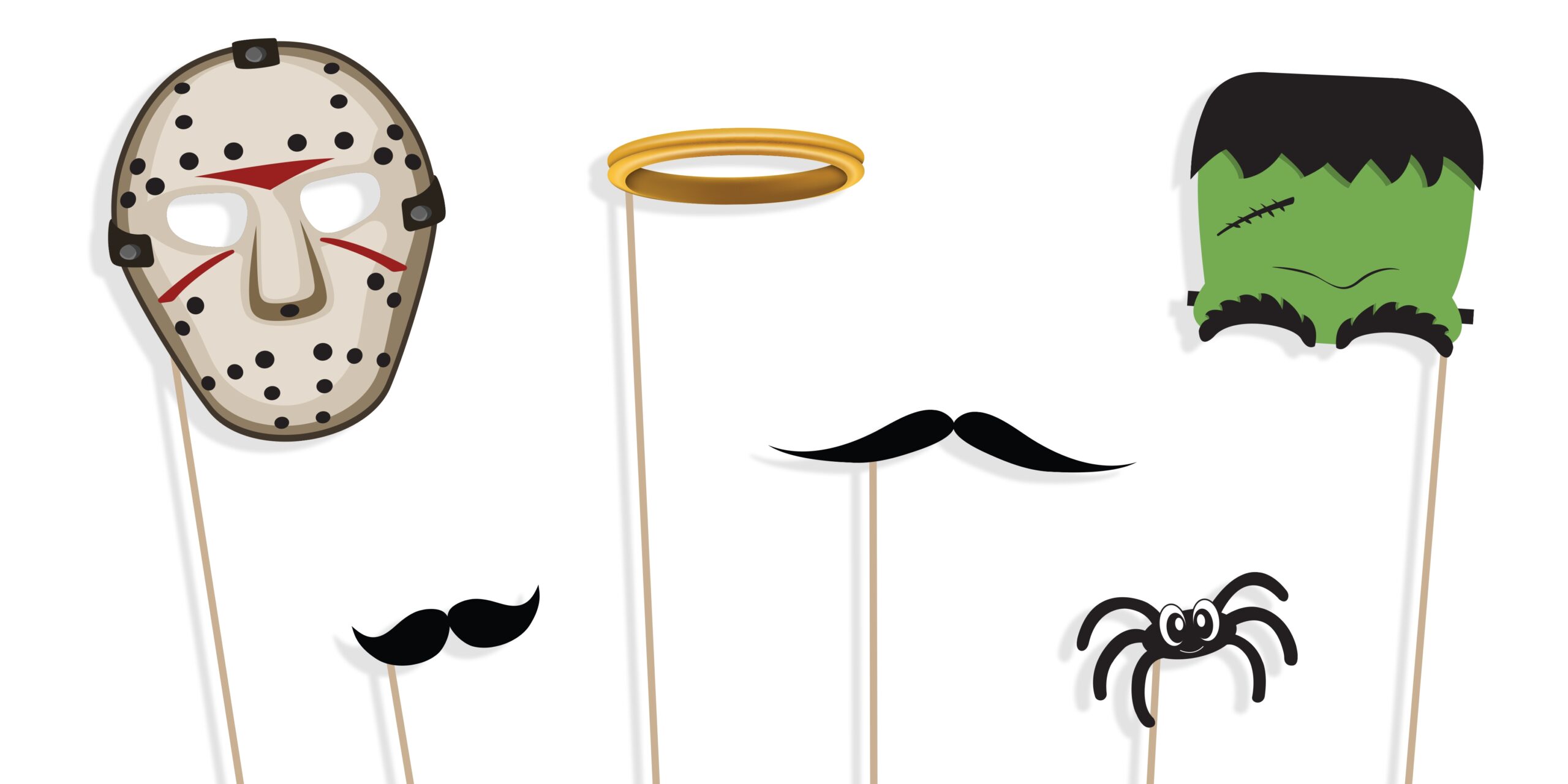 Halloween Photo Booth Props Printable