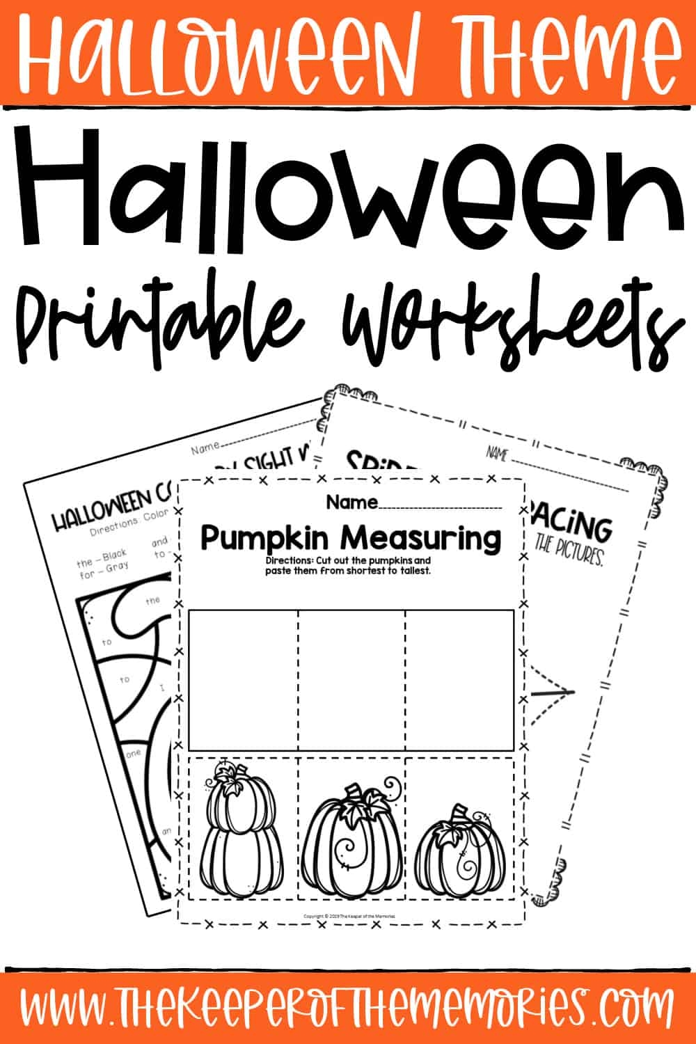 Free Printable Halloween Worksheets For 1St Grade