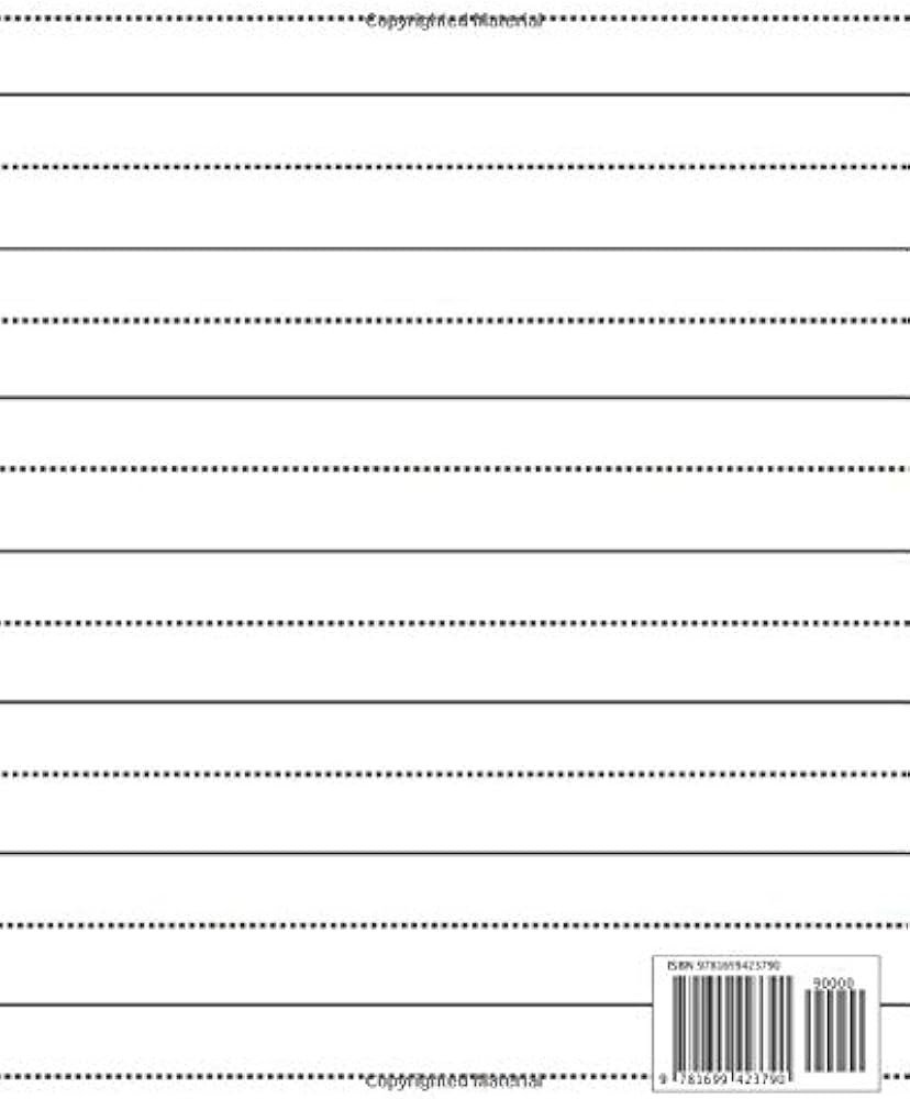 Printable Writing Paper For Preschool