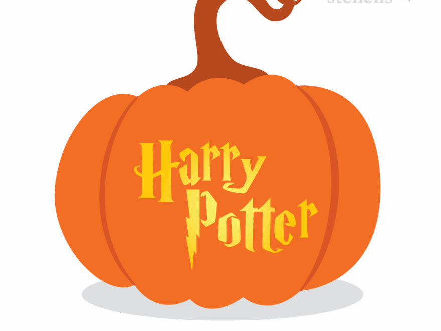 Harry Potter Logo Pumpkin Carving Stencil