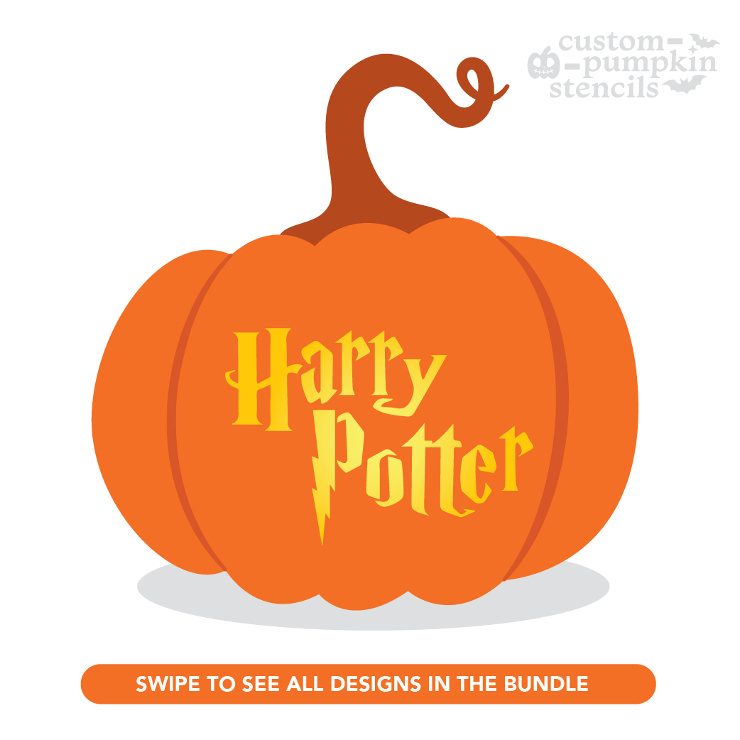 Harry Potter Logo Pumpkin Carving Stencil