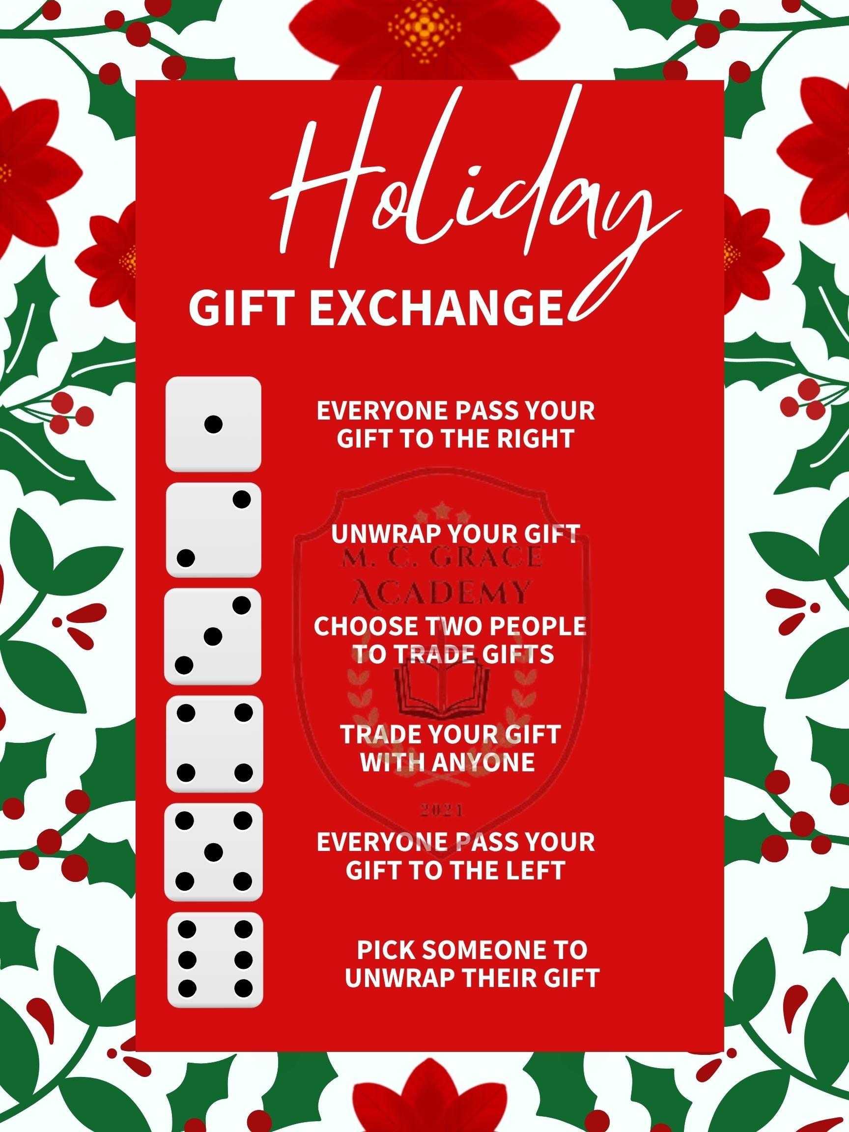 Holiday Gift Exchange Dice Game Made By Teachers