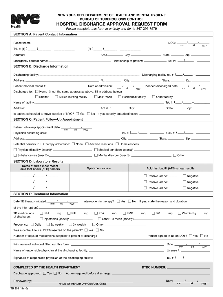 Hospital Discharge Papers Fill Out Sign Online DocHub
