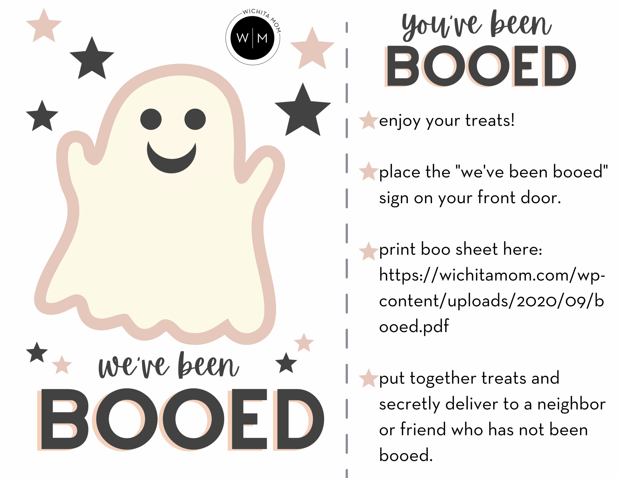 YouVe Been Booed Free Printable