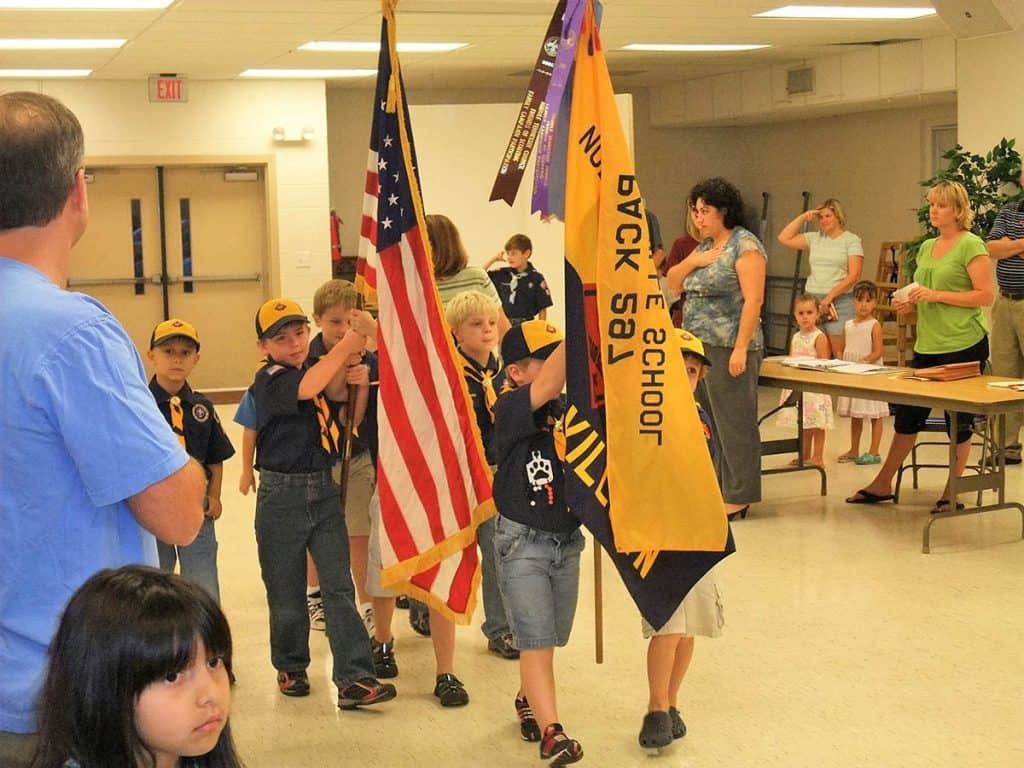 How To Conduct A Cub Scout Flag Ceremony Free Printable Cub Scout Ideas