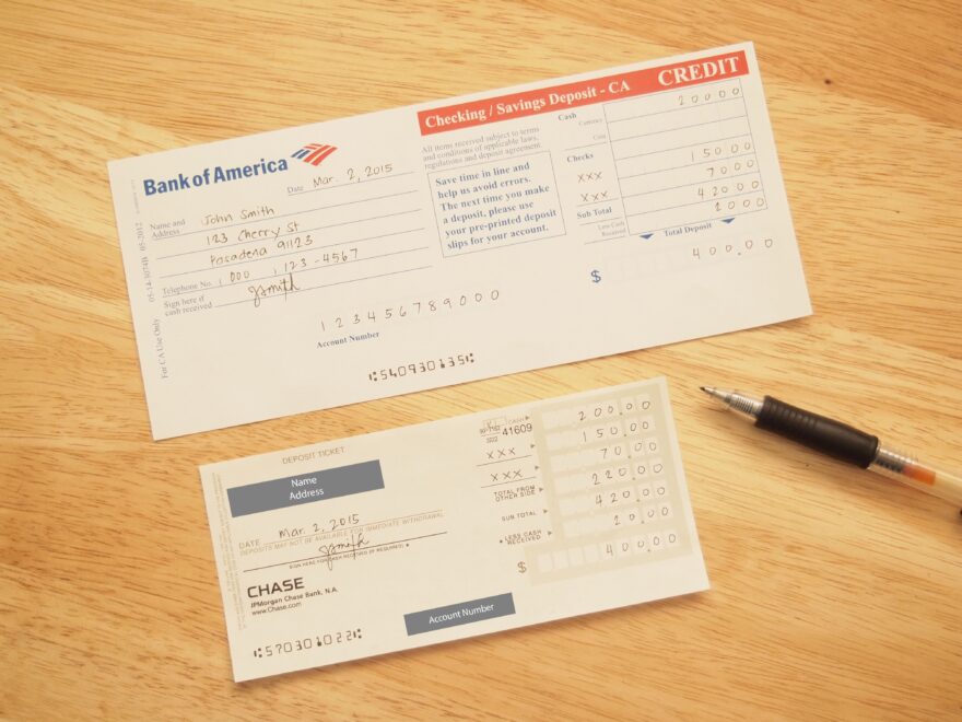 How To Fill Out A Checking Deposit Slip 12 Steps with Pictures