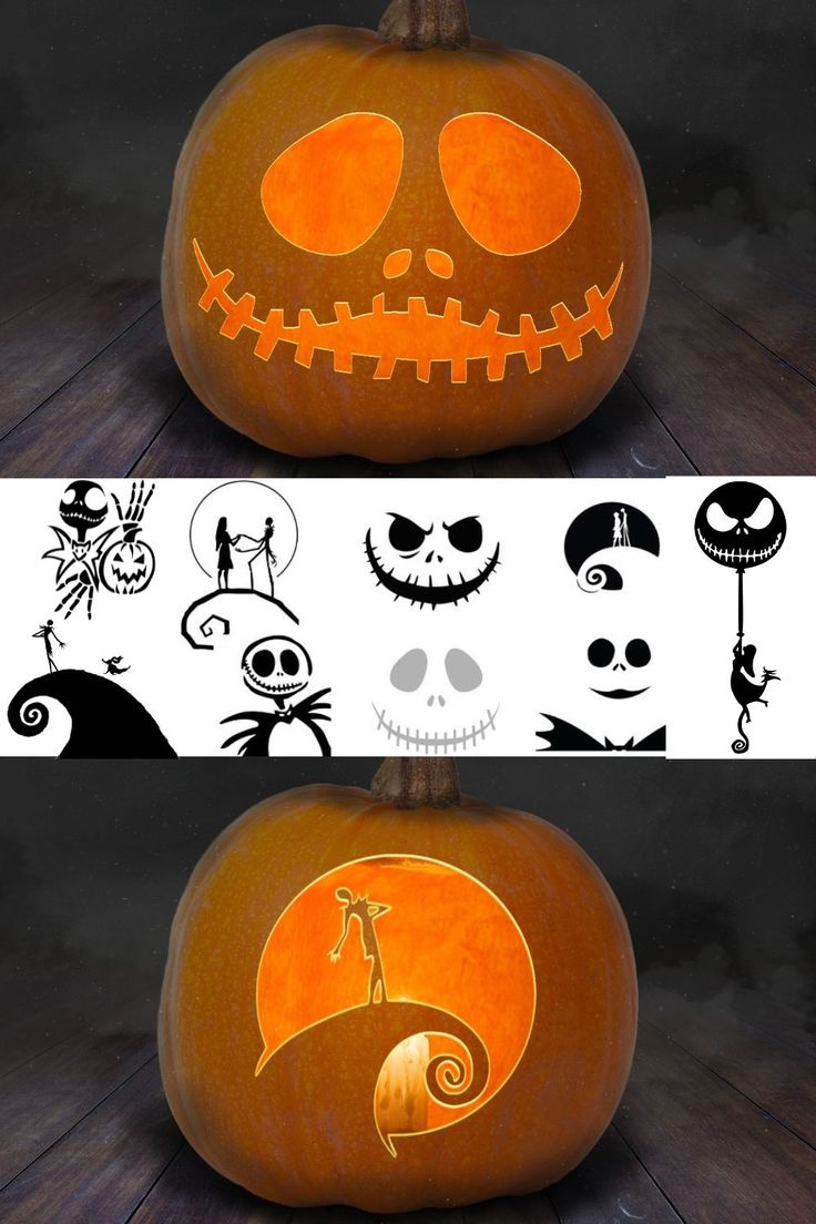 How To Make A Jack Skellington Pumpkin 33 Free Pumpkin Stencils 