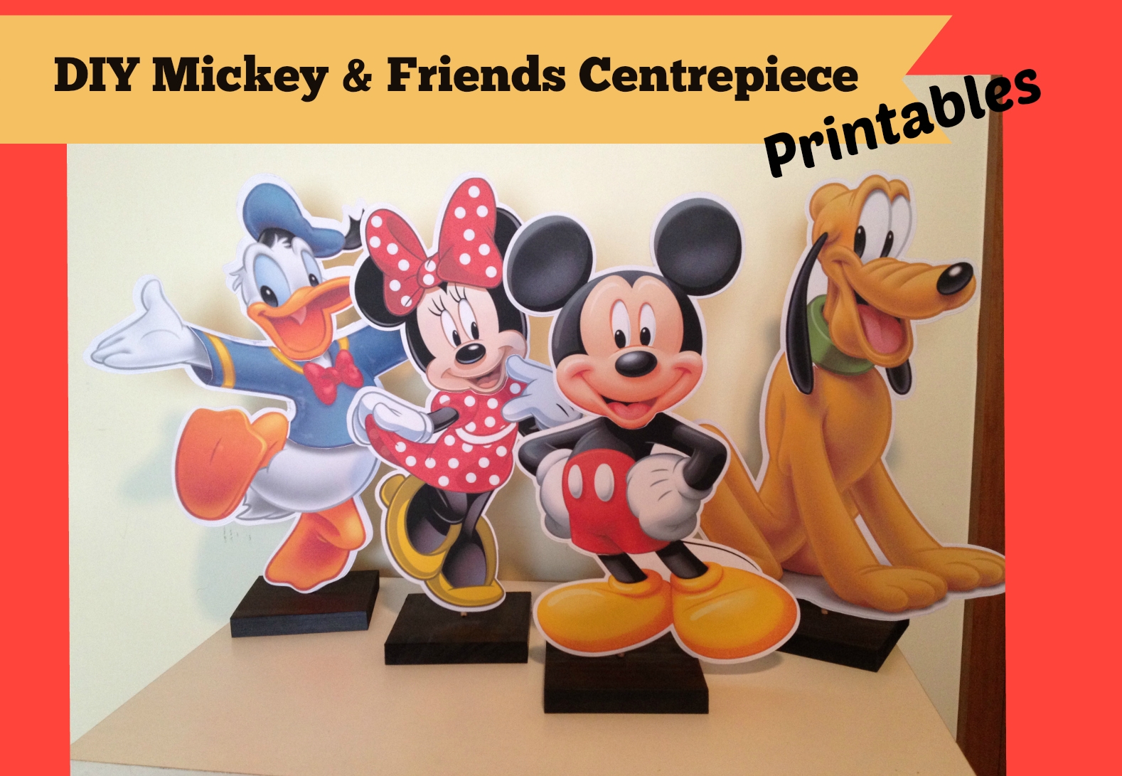 Mickey Mouse Clubhouse Printable Cutouts Free