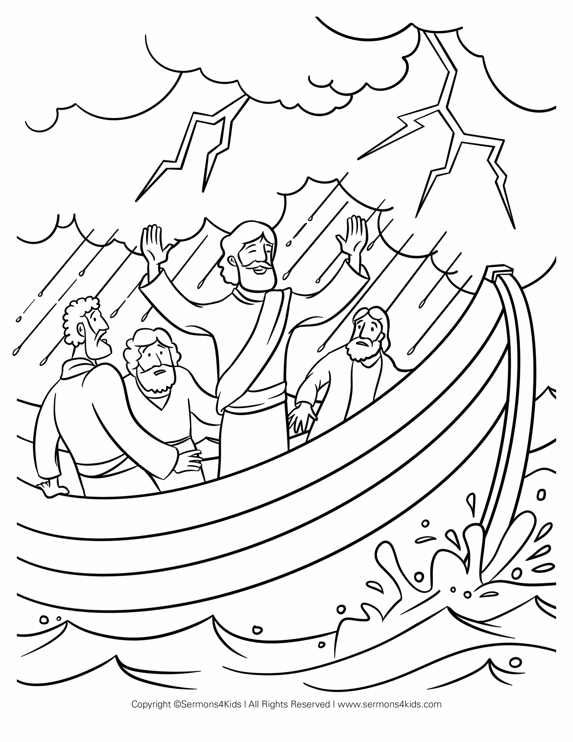 Jesus Calms Storm Children s Sermons From Sermons4Kids Sermons 