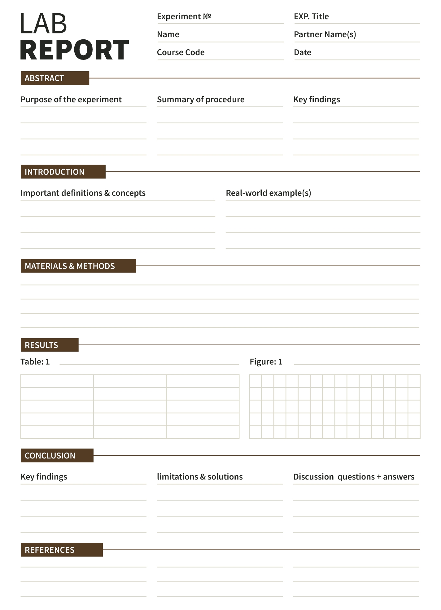 Lab Report Free Google Docs Template Gdoc io Reports