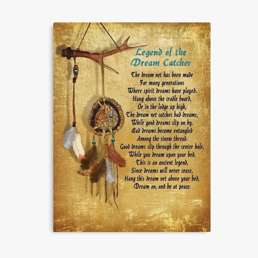  Legend Of The Dream catcher Poster Poster For Sale By Irisangel Redbubble