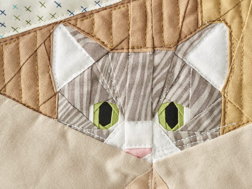 Make An Adorable Cat Quilt With This Free Pattern Gathered