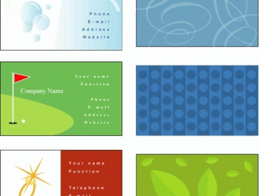 Make Your Own Free Printable Business Cards Printable Design Resources