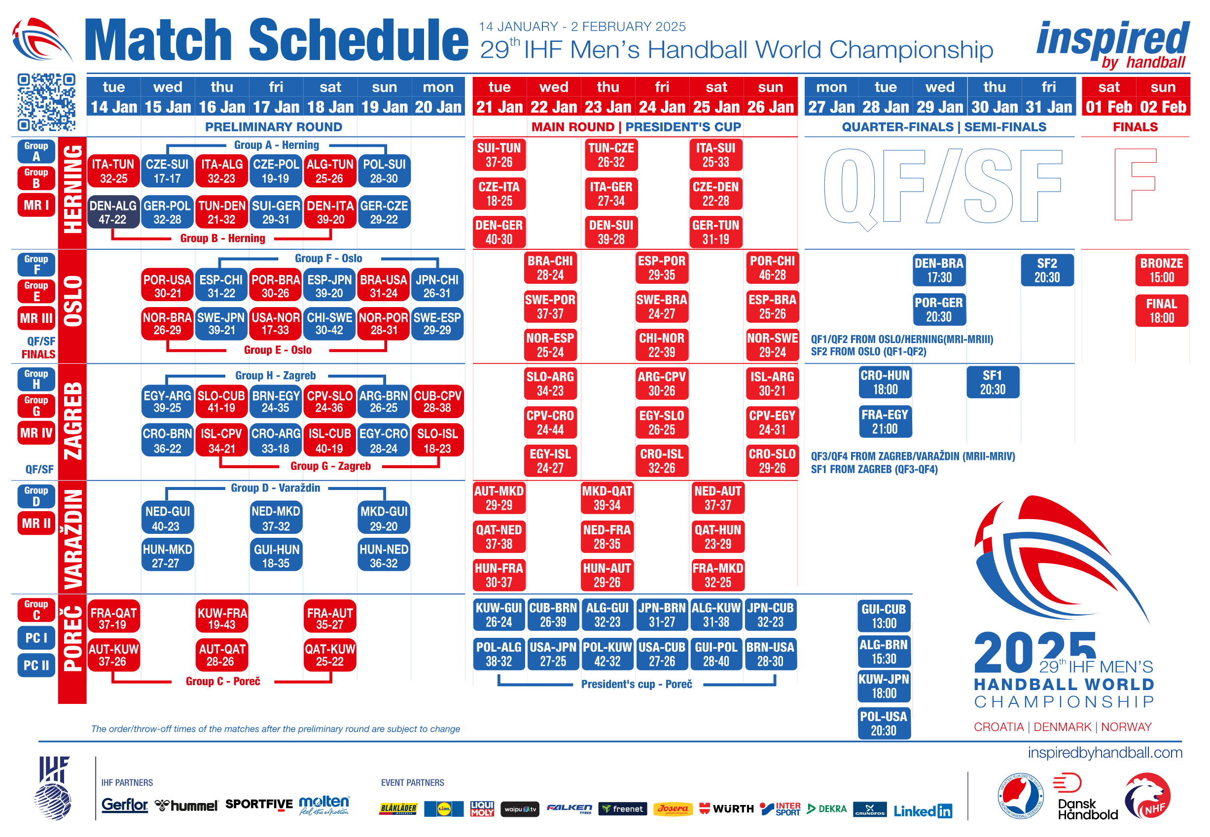 2025 World Cup Schedule Printable