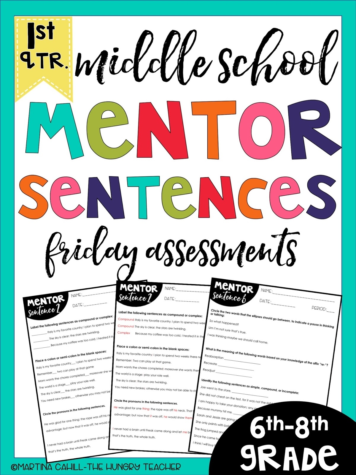 Mentor Sentences The Hungry Teacher
