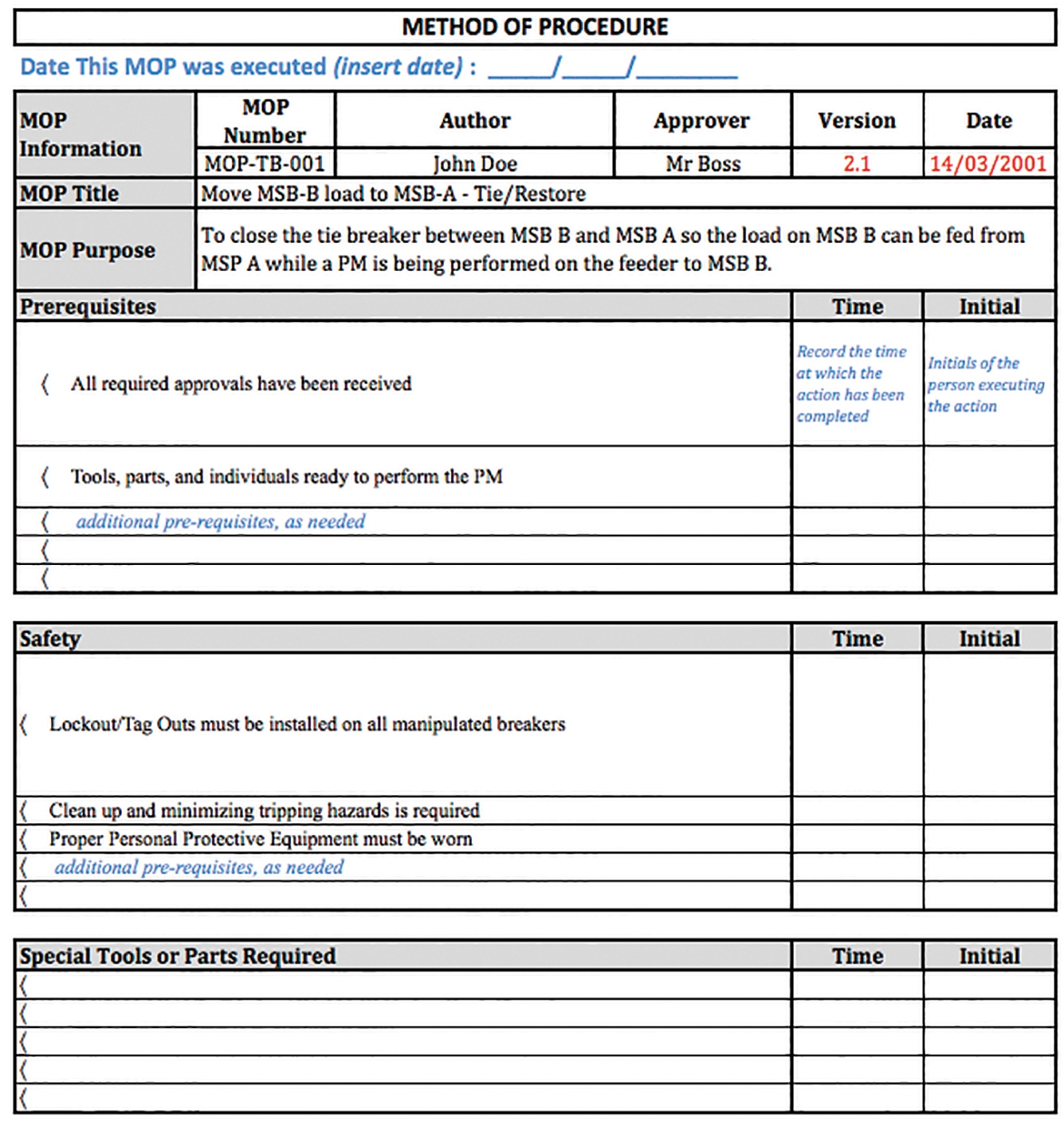 Method Of Procedure Templates To Build Processes Easily Scribe