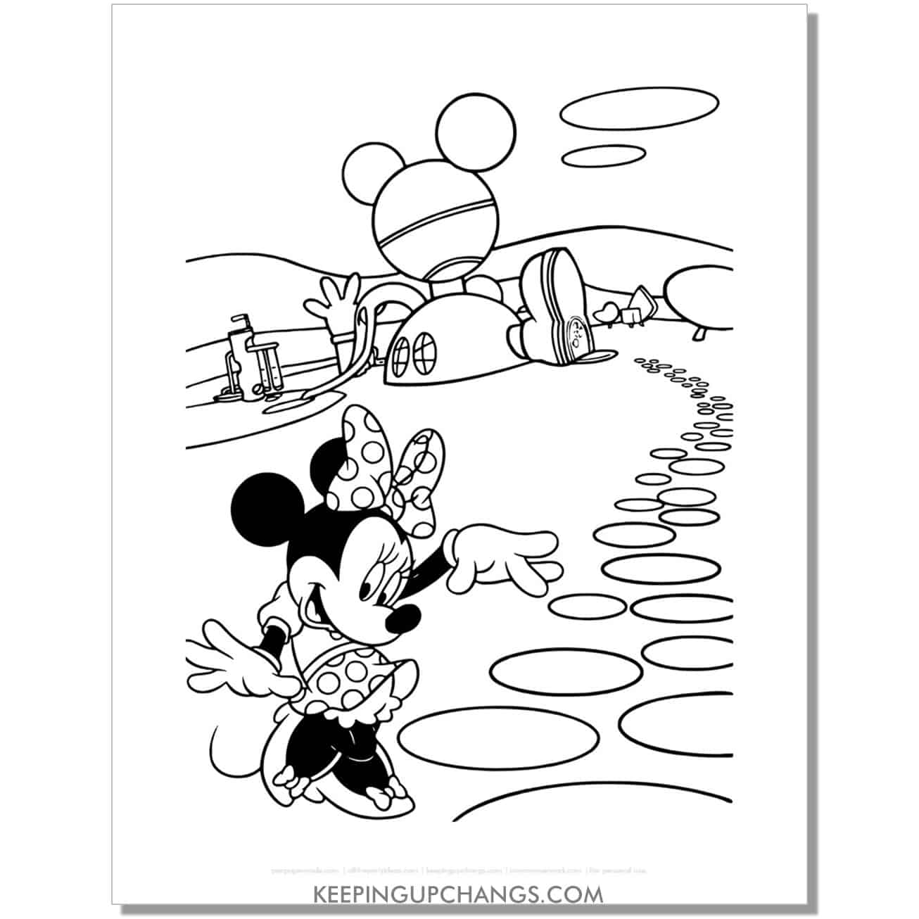 Mickey Mouse Clubhouse Friends Coloring Pages Sheets TOP Printables 