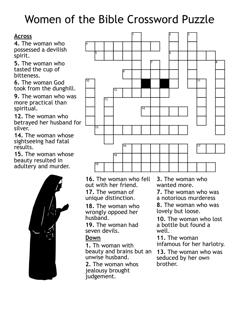 Mothers Of The Bible Crossword WordMint