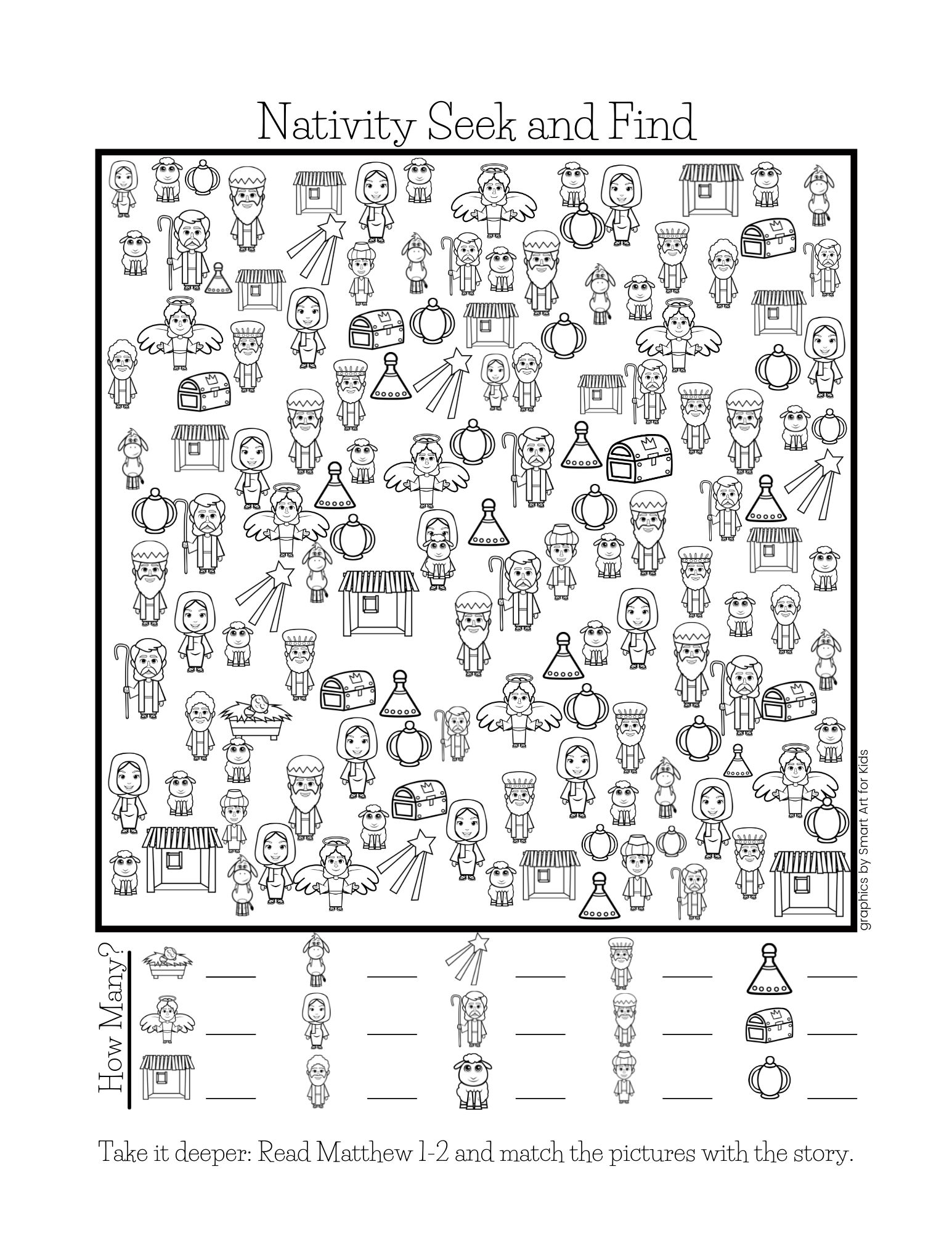 Nativity Seek And Find Created To Play Shop