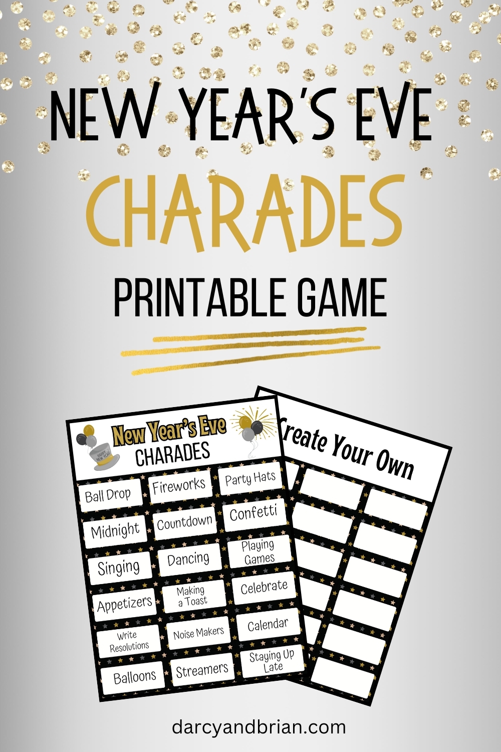New Years Eve Printables Games Free