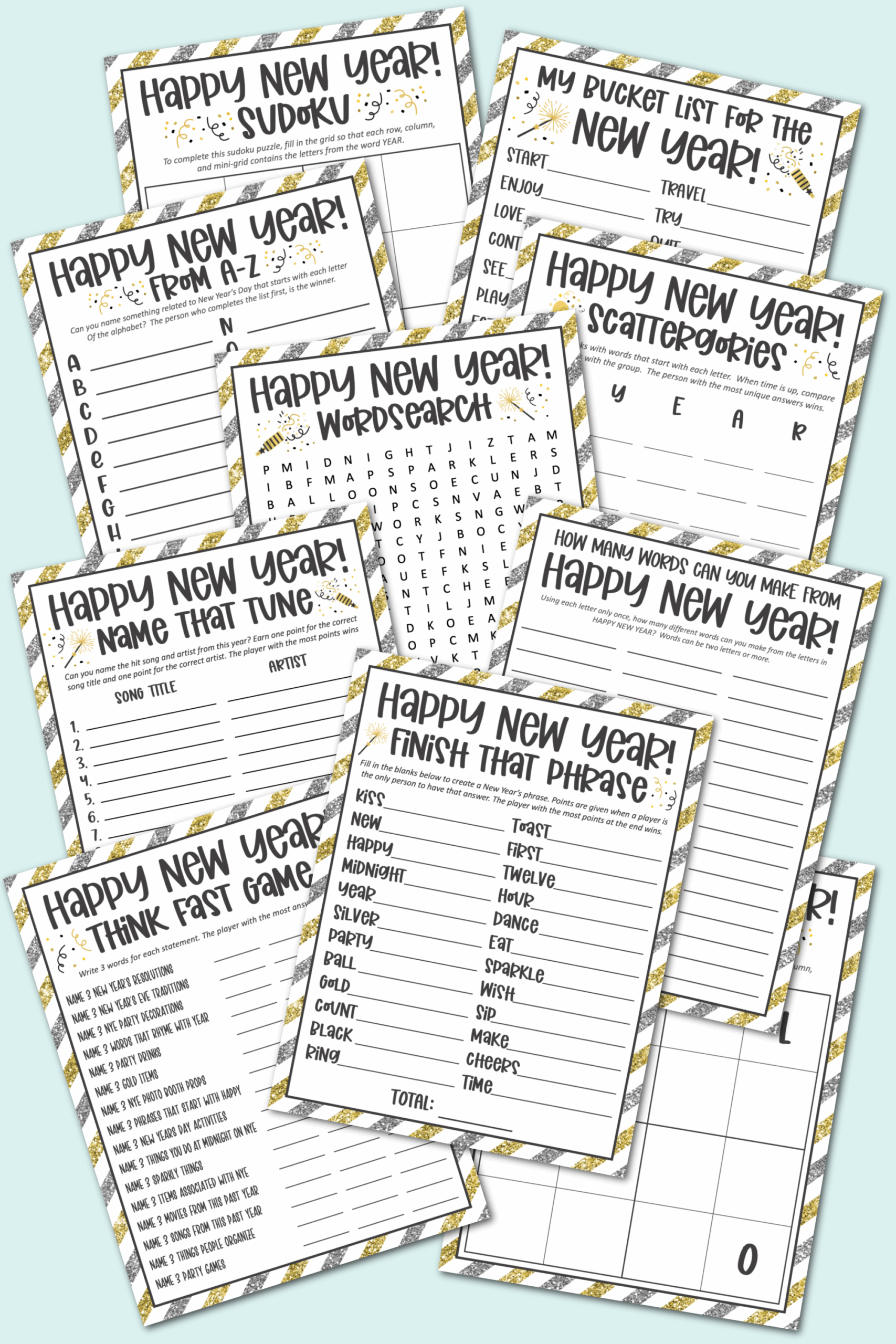 New Year s Game Pack Kara Creates