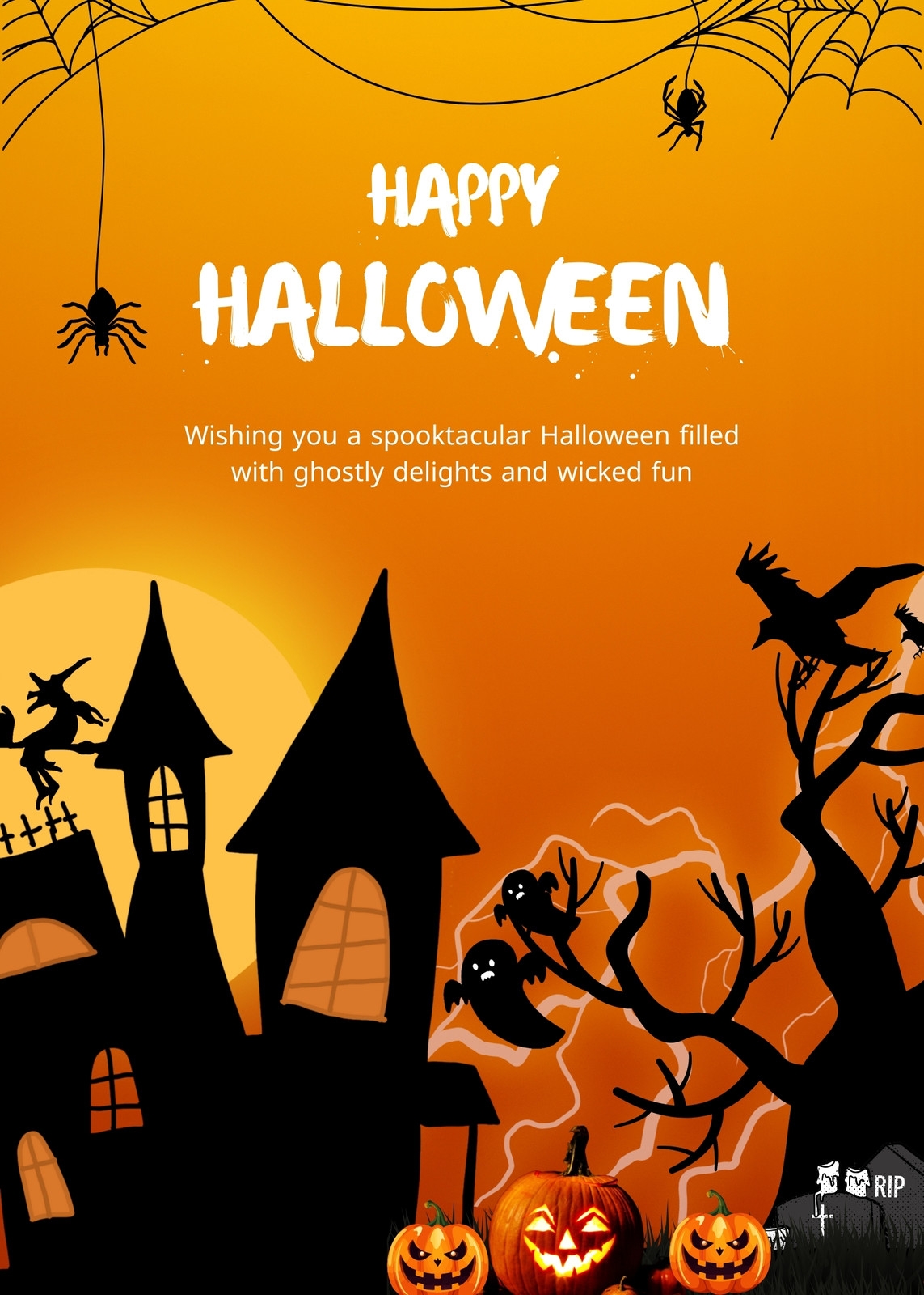 Page 9 Free Printable Customizable Halloween Flyer Templates Canva