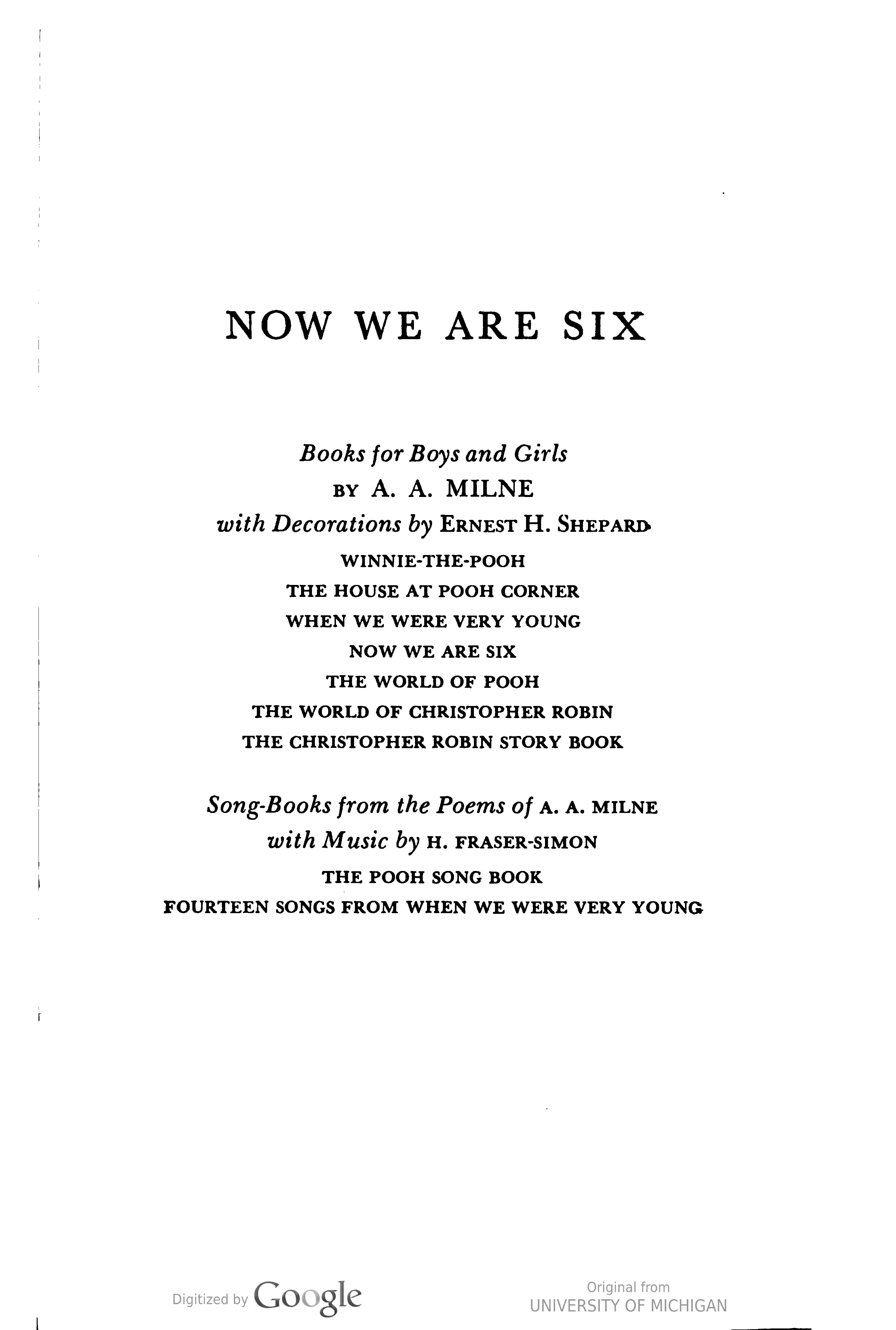 Page Now We Are Six 1955 pdf 5 Wikisource The Free Online Library