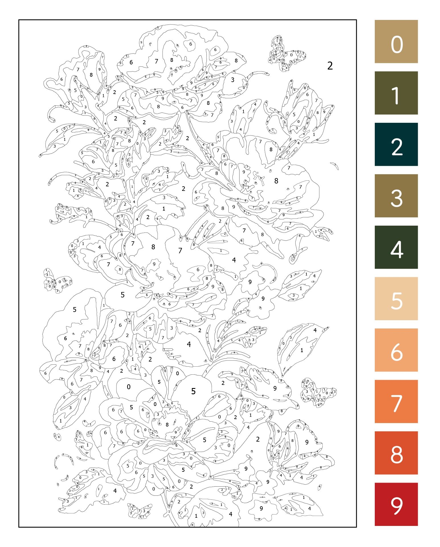 Paint By Numbers Free Printables For Adults