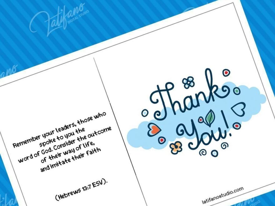 Pastor Appreciation Cards Free Printable Pastor Appreciation Cards
