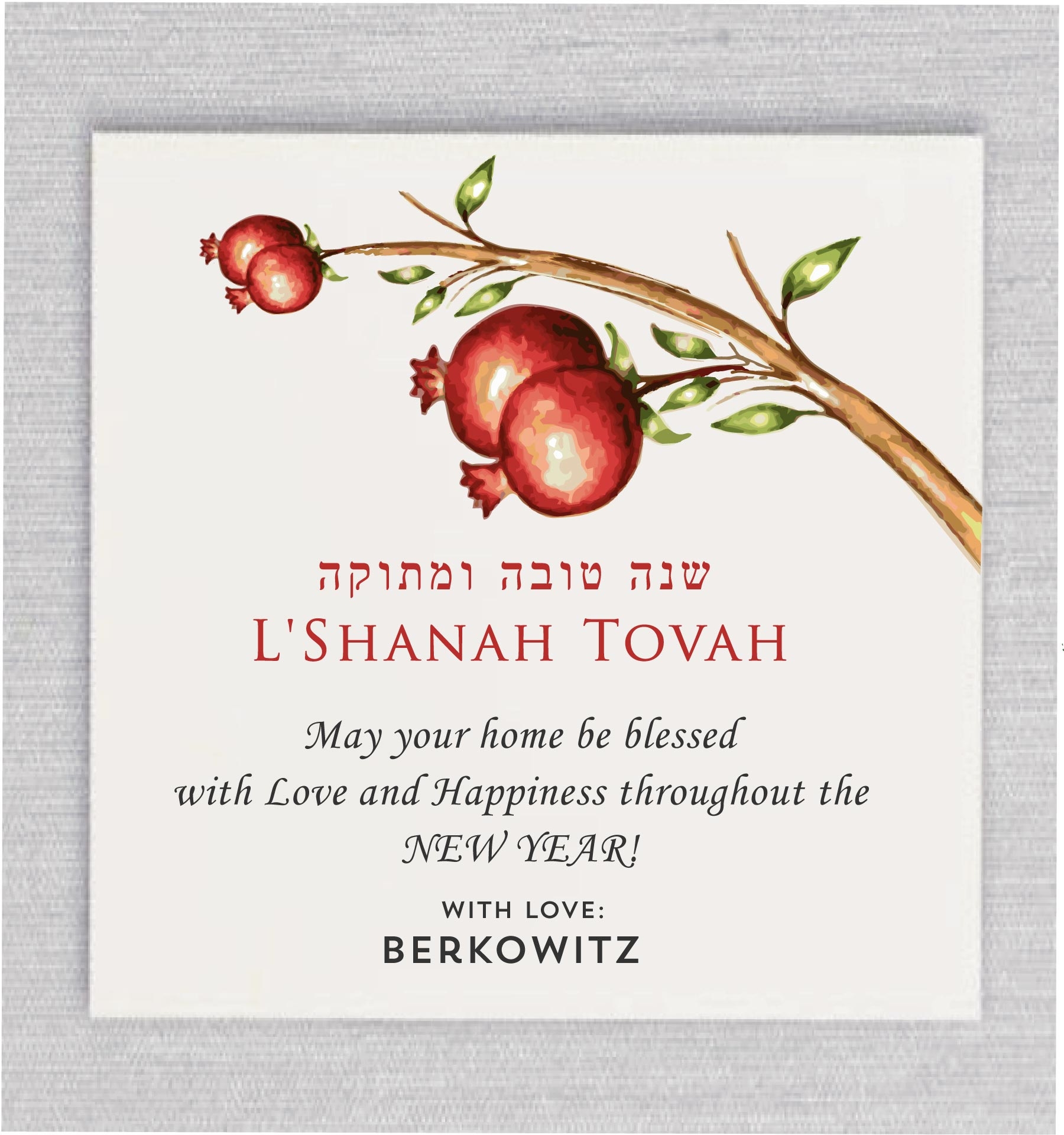 Rosh Hashanah Greeting Cards Printable