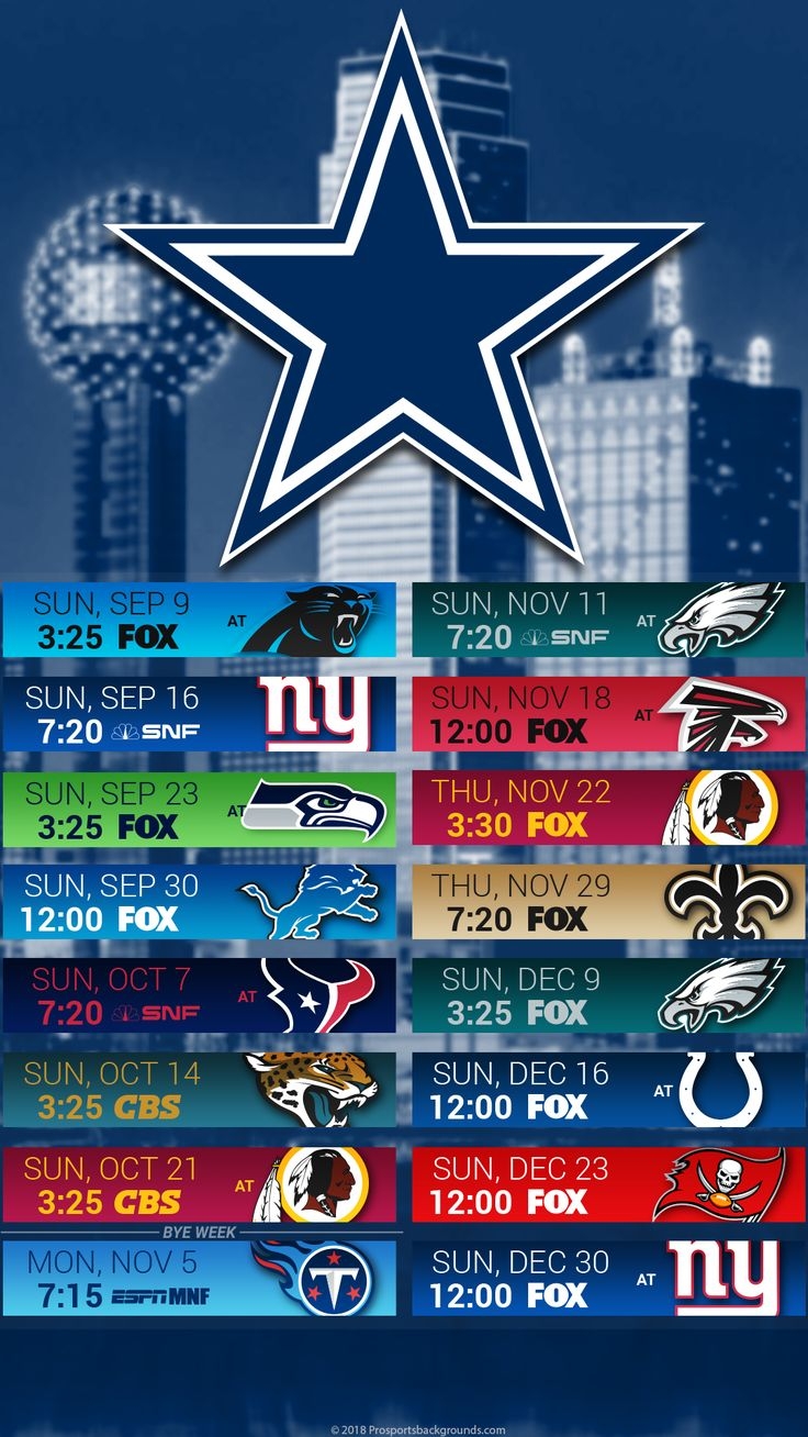 Pin By Michael Duran On Cowboys Schedule Dallas Cowboys Wallpaper Dallas Cowboys Dallas Cowboys Football Schedule