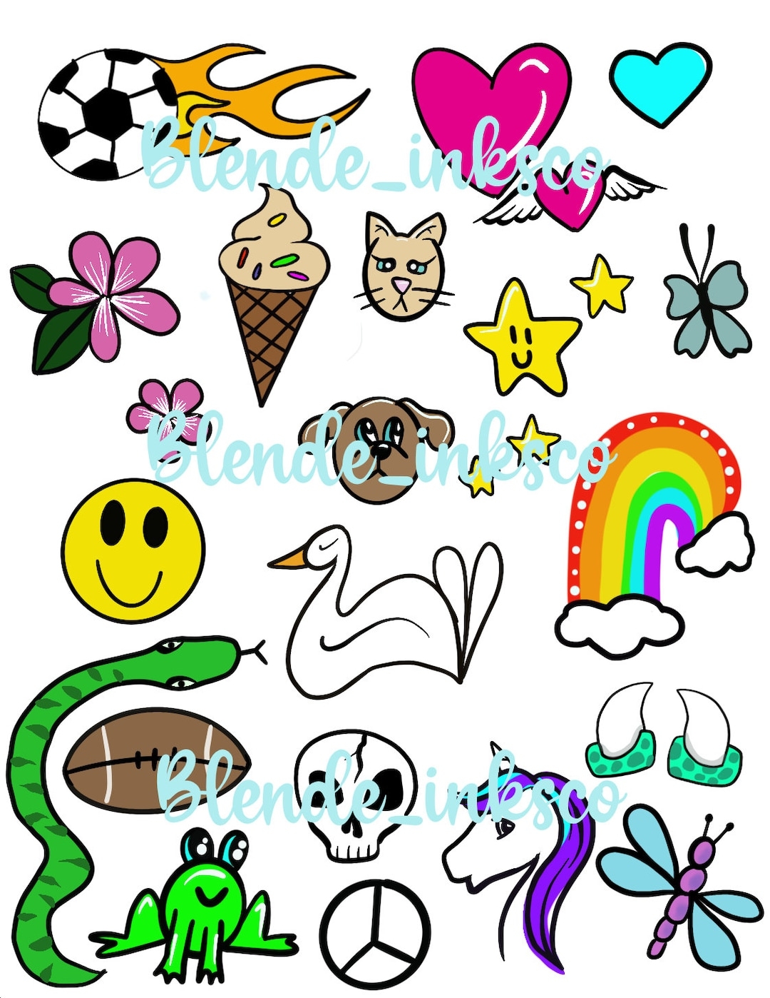 Png File Face Painting Choice Board Etsy
