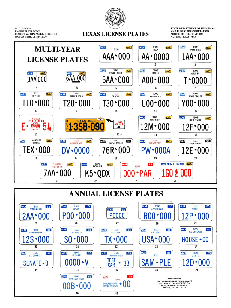 Printable Temporary License Plate Template