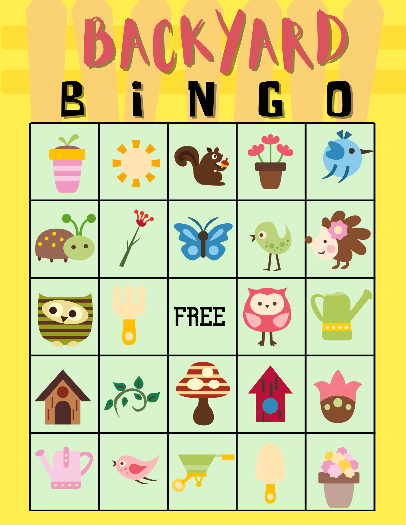 Printable Bingo Cards For Kids