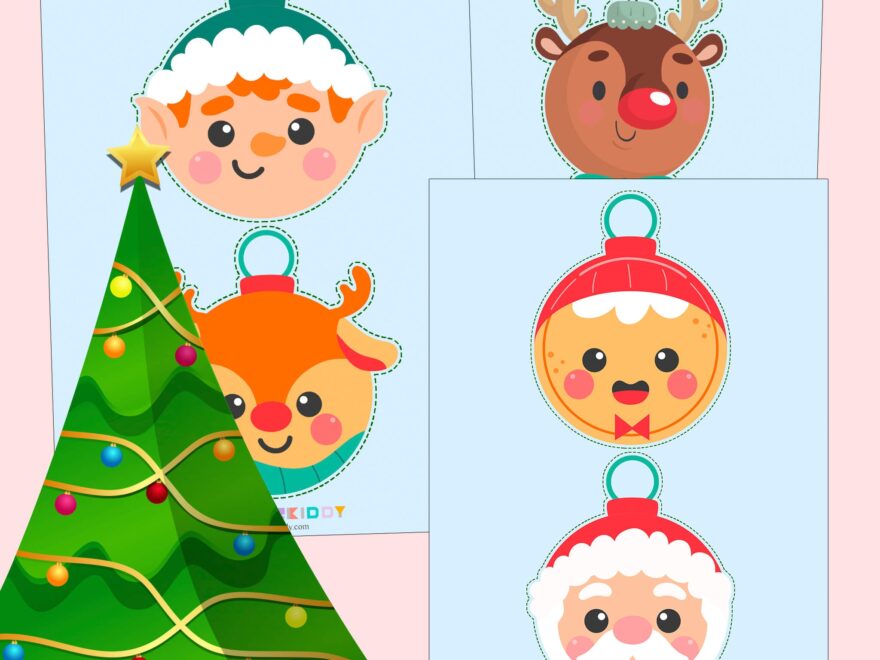 Printable Christmas Decorations Cut Out Templates