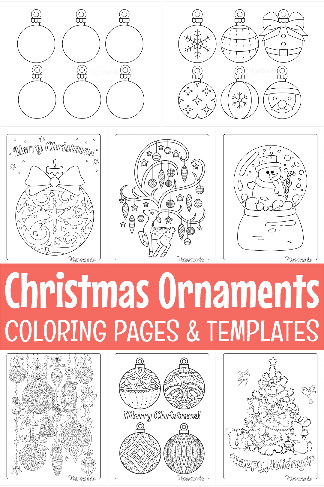 Printable Christmas Decorations  Cutouts