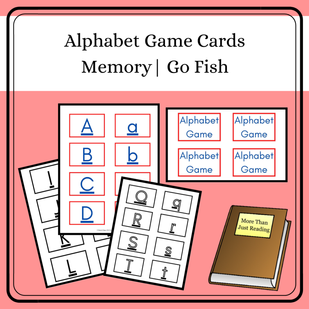 Alphabet Go Fish Game Printable