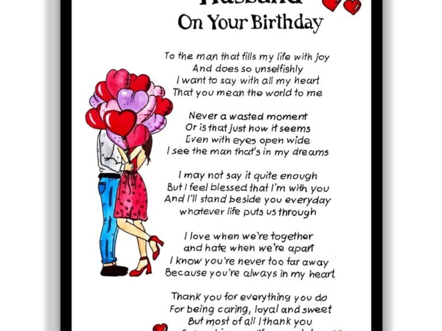 Printable Husband Birthday Card Gift To My Husband Card For Birthday Romantic Message Card For Husband I Love You Card Etsy Hong Kong