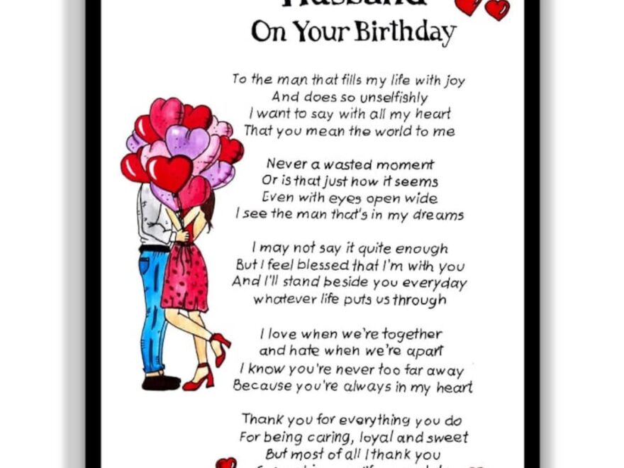 Printable Husband Birthday Card Gift To My Husband Card For Birthday Romantic Message Card For Husband I Love You Card Etsy Hong Kong