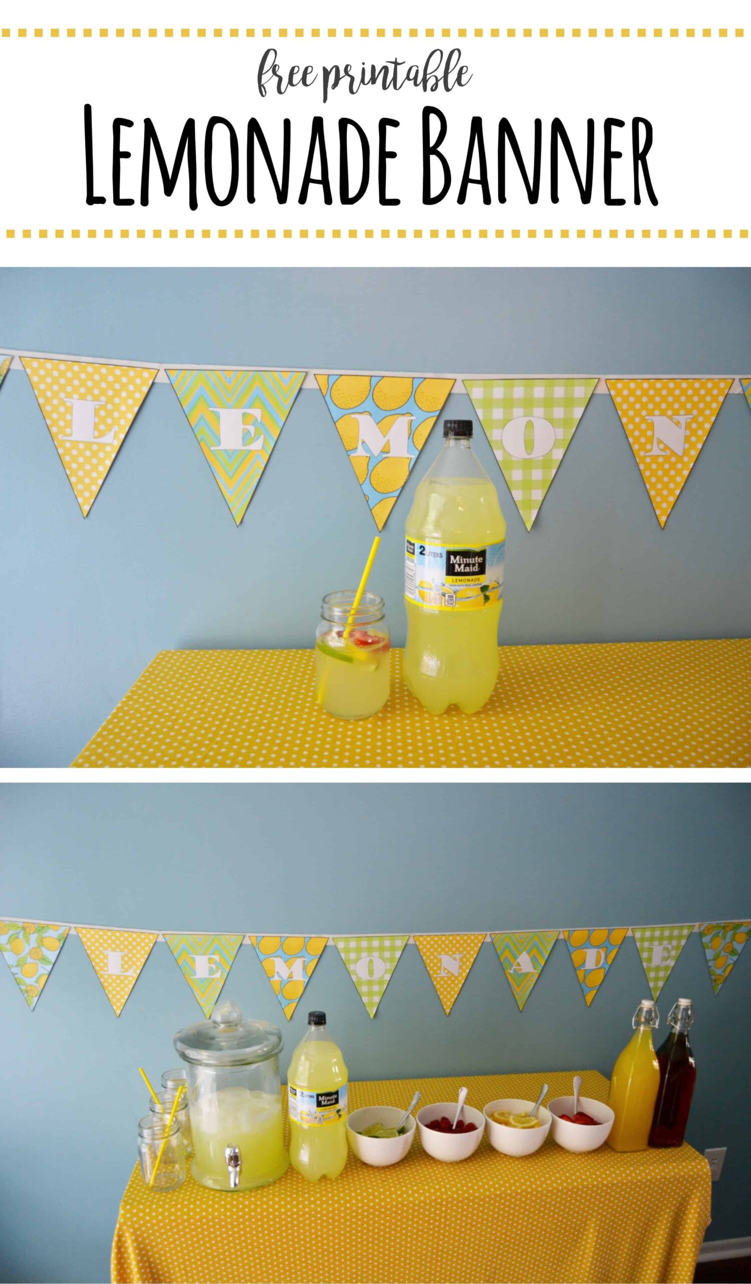 Printable Lemonade Banner Great Lemonade Sign Mary Martha Mama