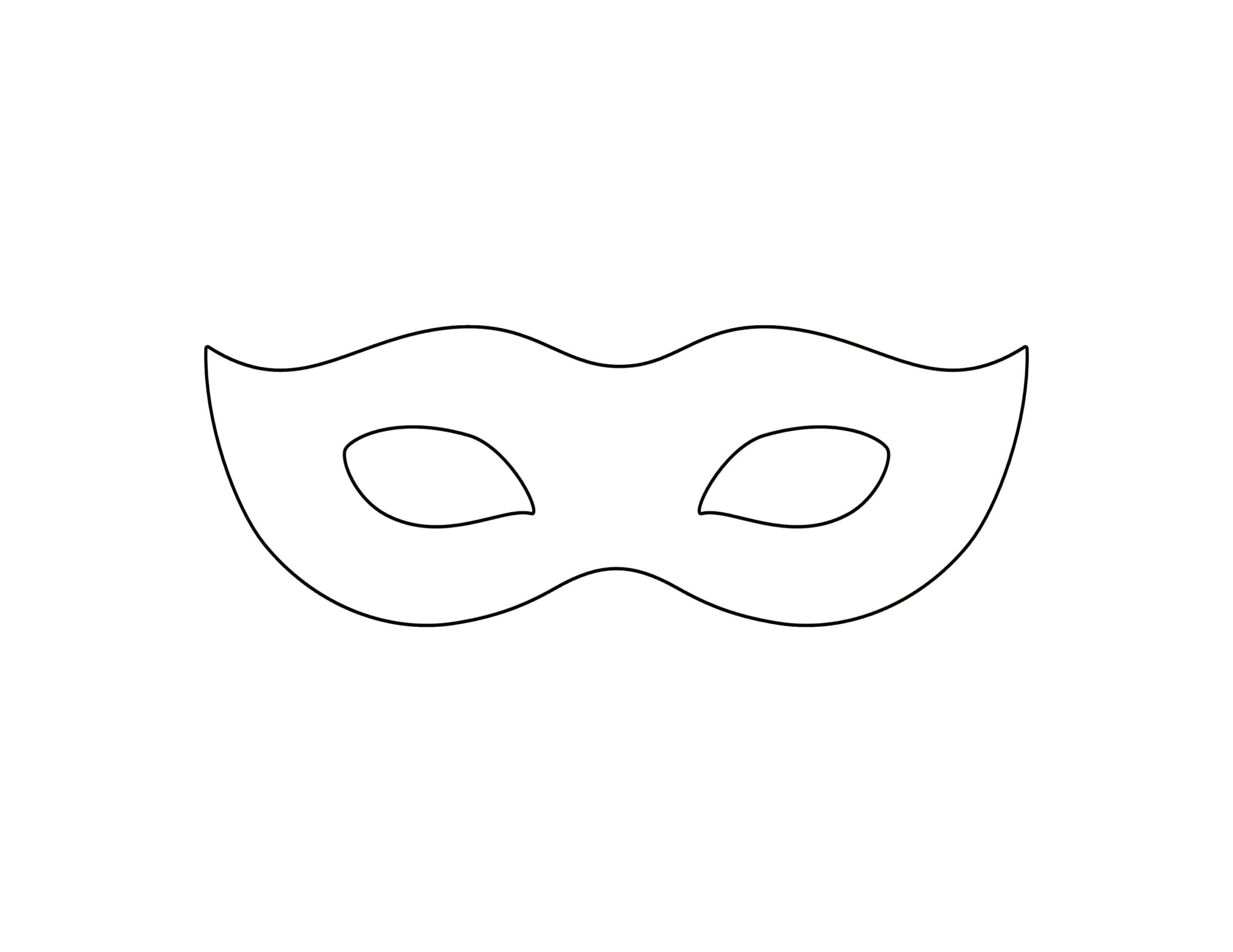 Printable Masquerade Mask For DIY Etsy