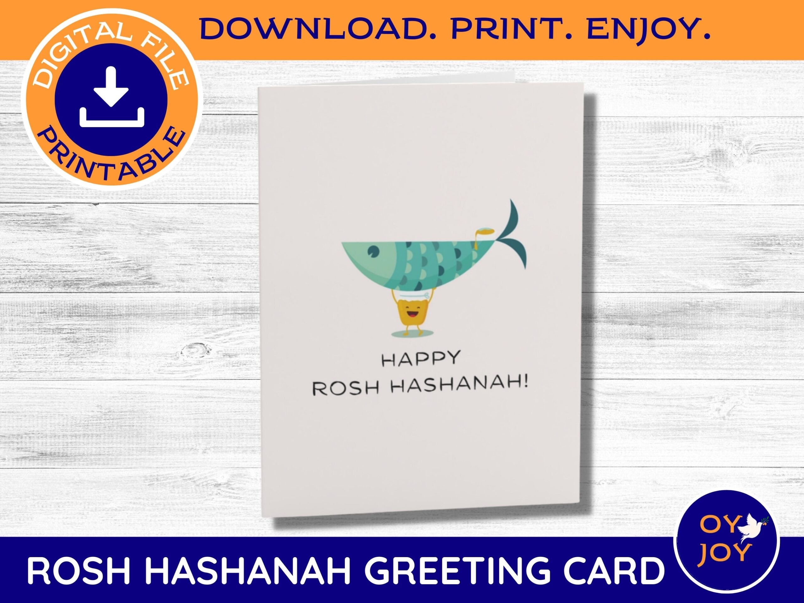 Printable Rosh Hashanah Greeting Card Rosh Hashanah Card Printable Rosh Hashanah Cards Rosh Hashanah Printable Rosh Hashanah Gift Etsy