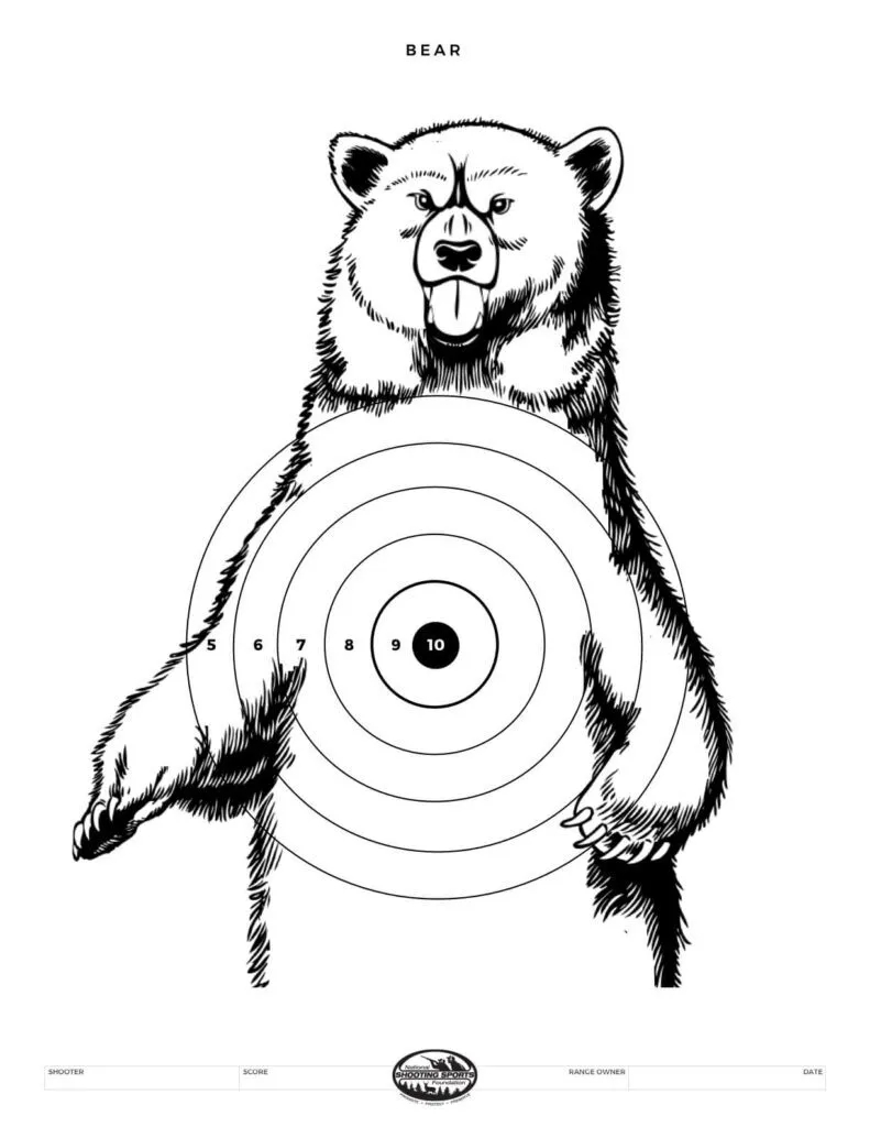Printable Rifle Targets 8.5X 11