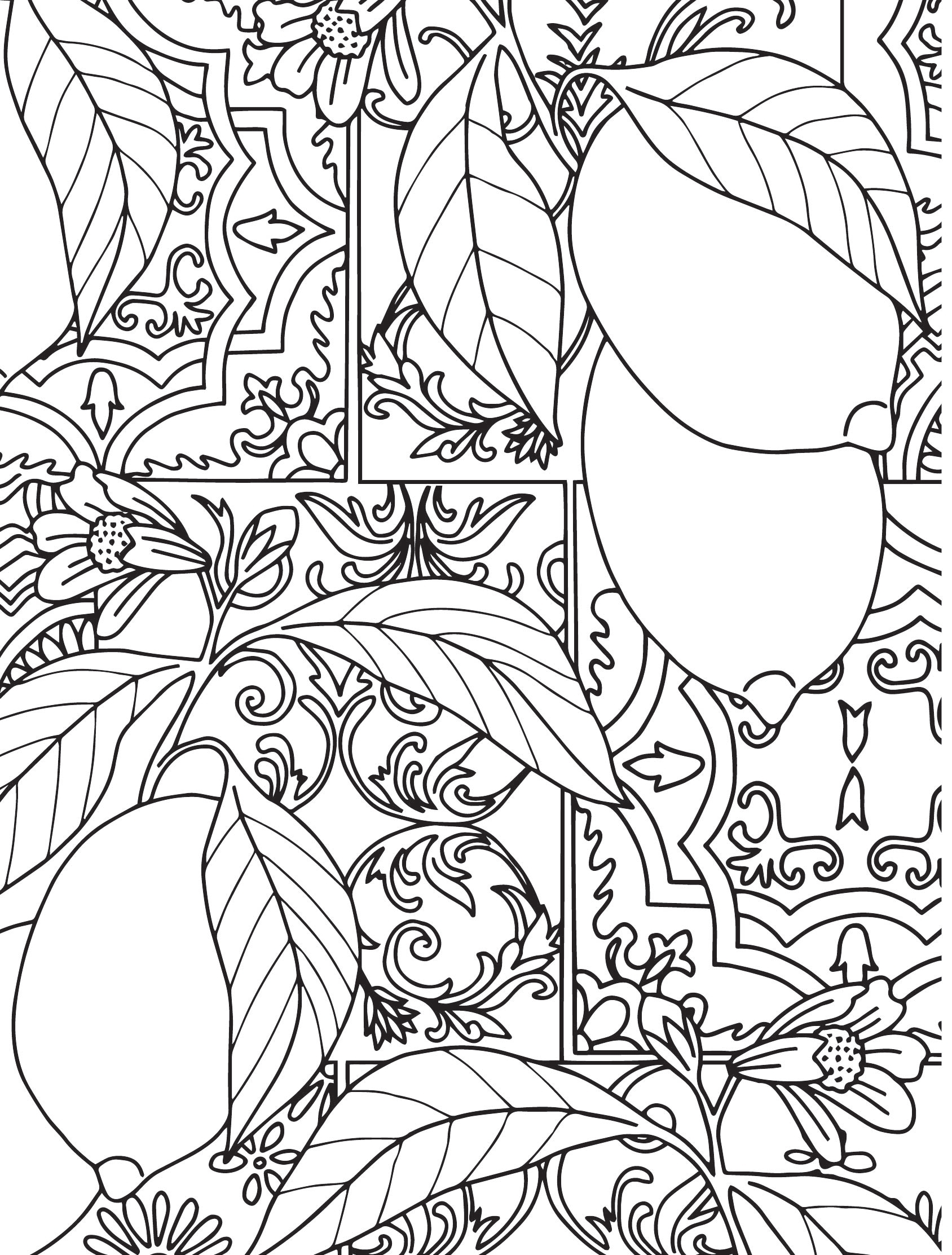 Free Printable Hard Coloring Pages For Adults