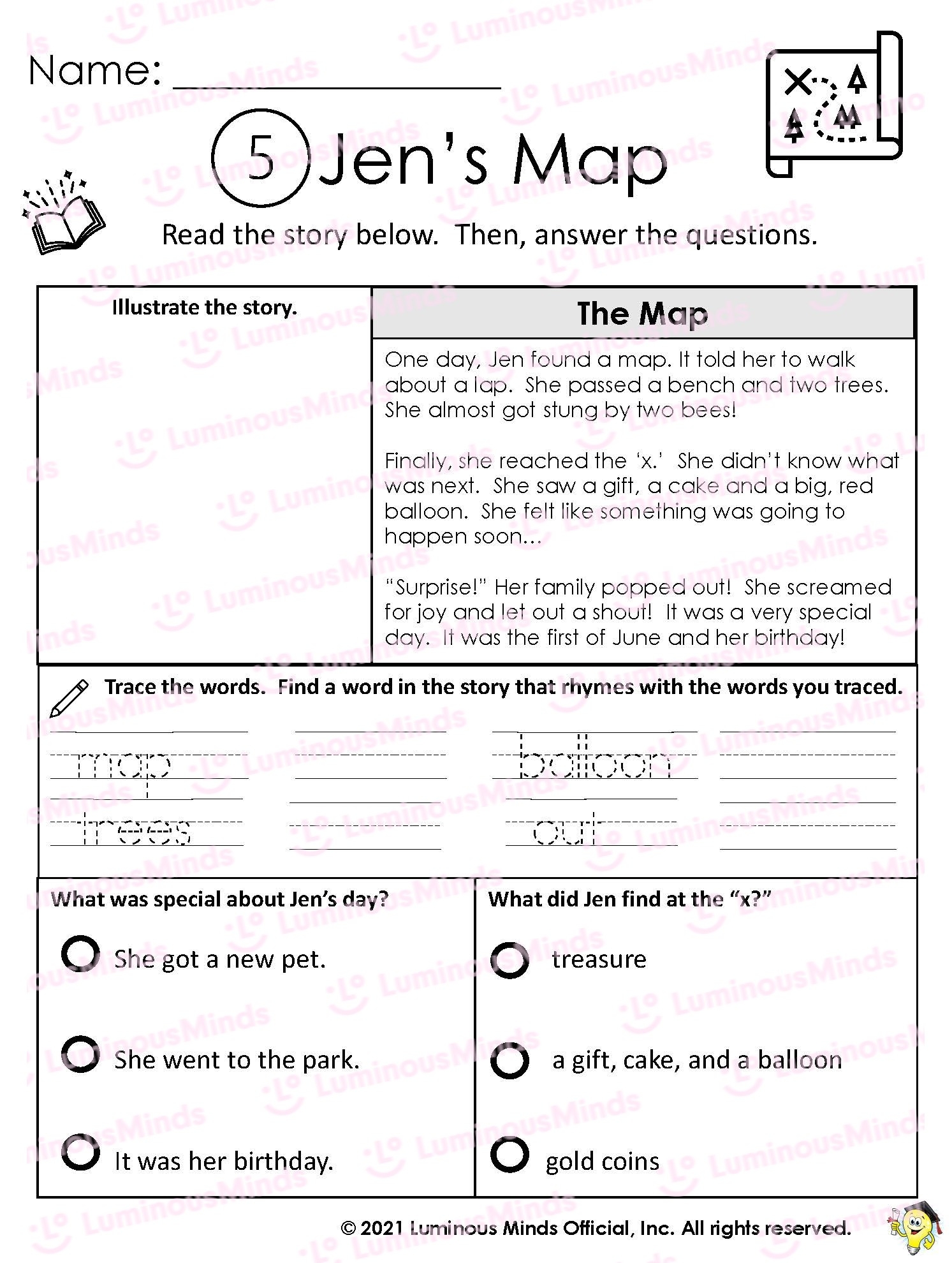 2Nd Grade Reading Assessment Printable