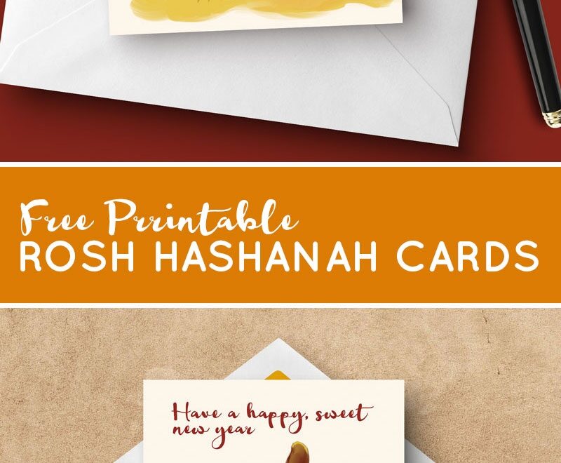 Rosh Hashanah Cards Free Printable Greeting Cards For The Jewish New Year