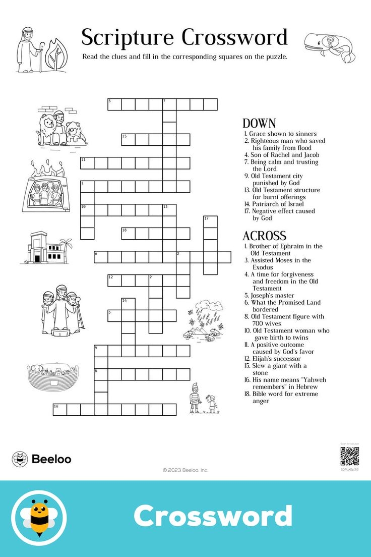Bible Crossword Puzzles Printable With Answers
