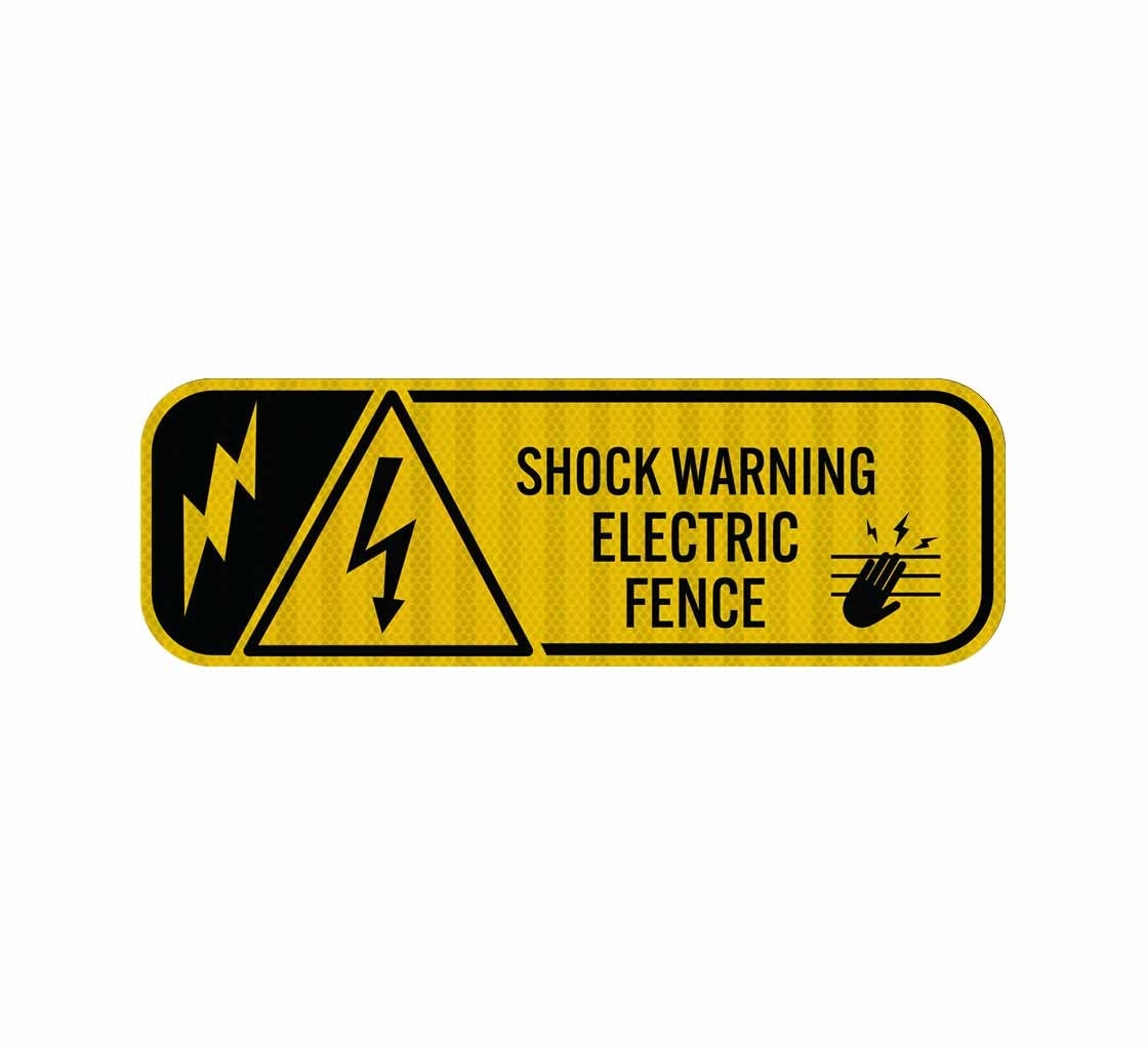 Printable Electric Fence Warning Sign